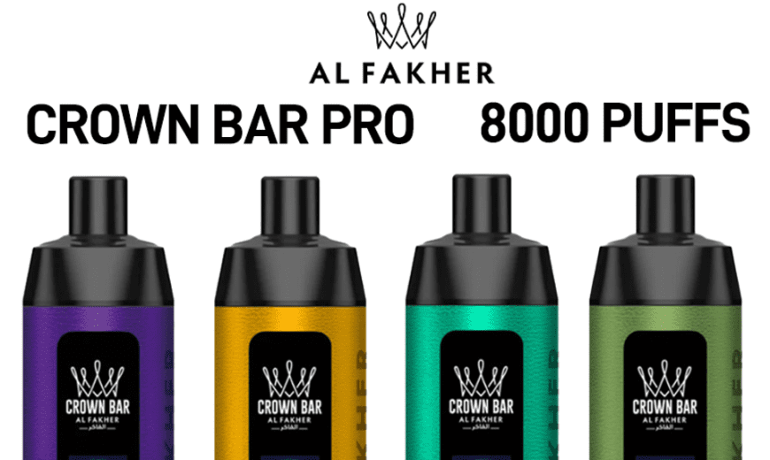 AL FAKHER CROWN BAR PRO BIG CLOUD 8,000 PUFFS DISPOSABLE VAPE