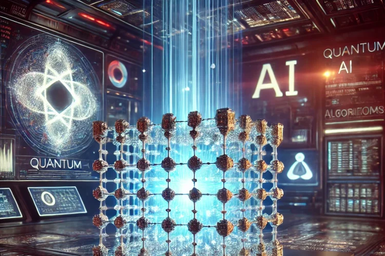 Quantum AI-powered trading dashboard displaying real-time market analytics.