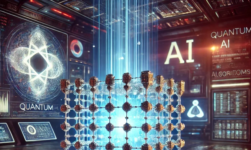 Quantum AI-powered trading dashboard displaying real-time market analytics.