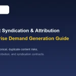 B2B Content Syndication and Canonical Attribution Guide 2026