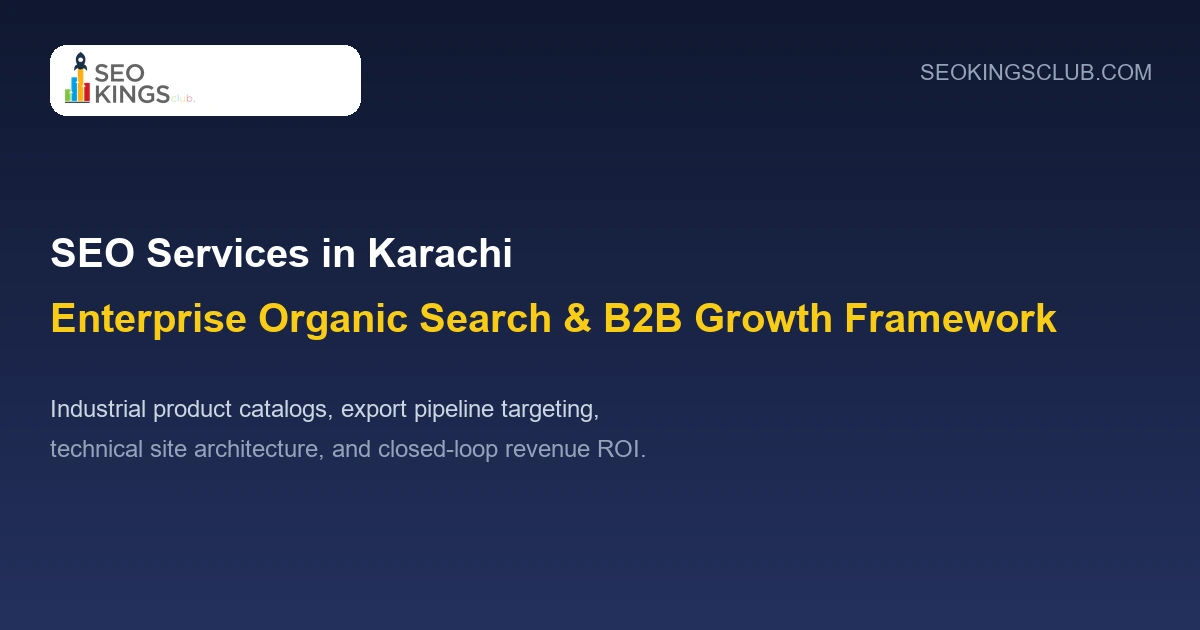 SEO Services in Karachi Enterprise Growth Framework