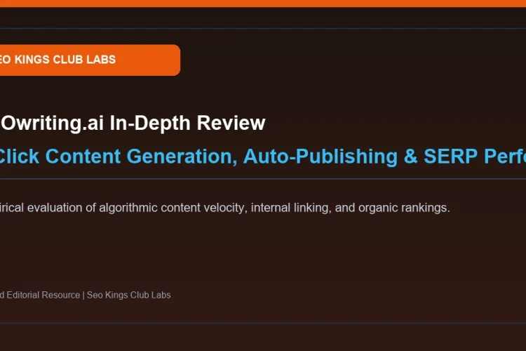 SEOwriting.ai Review 2026: Features, Pricing & 1-Click Publishing Test Results