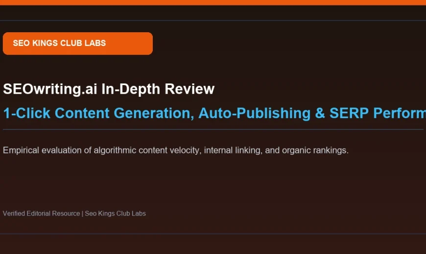 SEOwriting.ai Review 2026: Features, Pricing & 1-Click Publishing Test Results